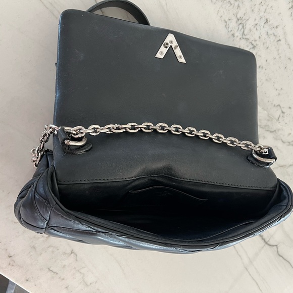 Louis Vuitton black lamb skin bag - Picture 3 of 10